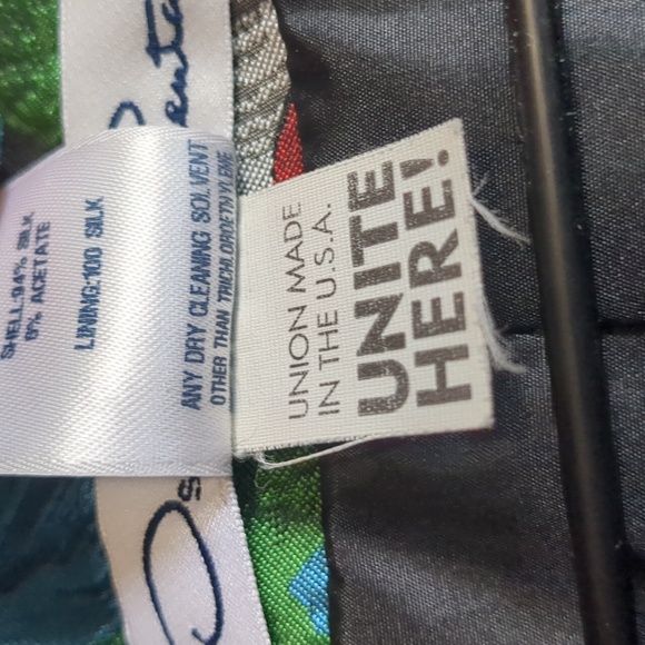 Oscar de la Renta Silk Floral Print Jacket - Picture 8 of 8